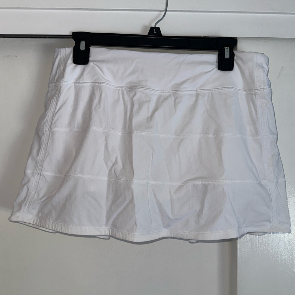 NWOT Lululemon Pace Rival Skirt- Size 10 Tall White